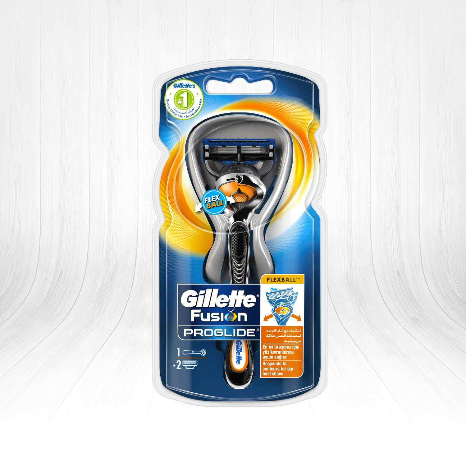 Gillette Fusion ProGlide FlexBall Tıraş Makinesi + &#;li Tıraş Bıçağı